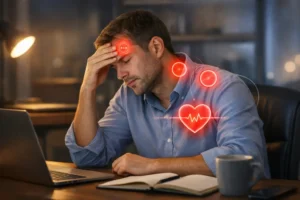 Symptoms of chronic stress in adults