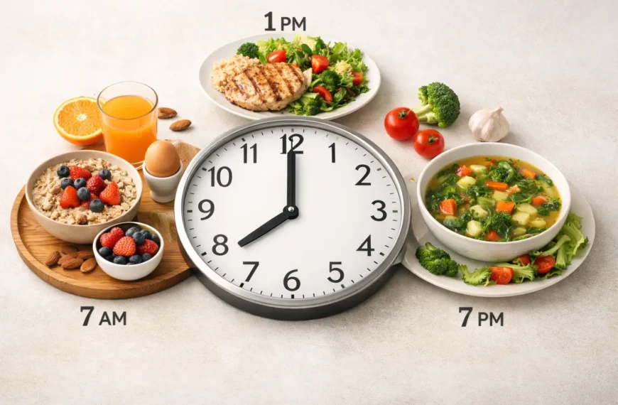 Right Time To Eat daily meal timing schedule