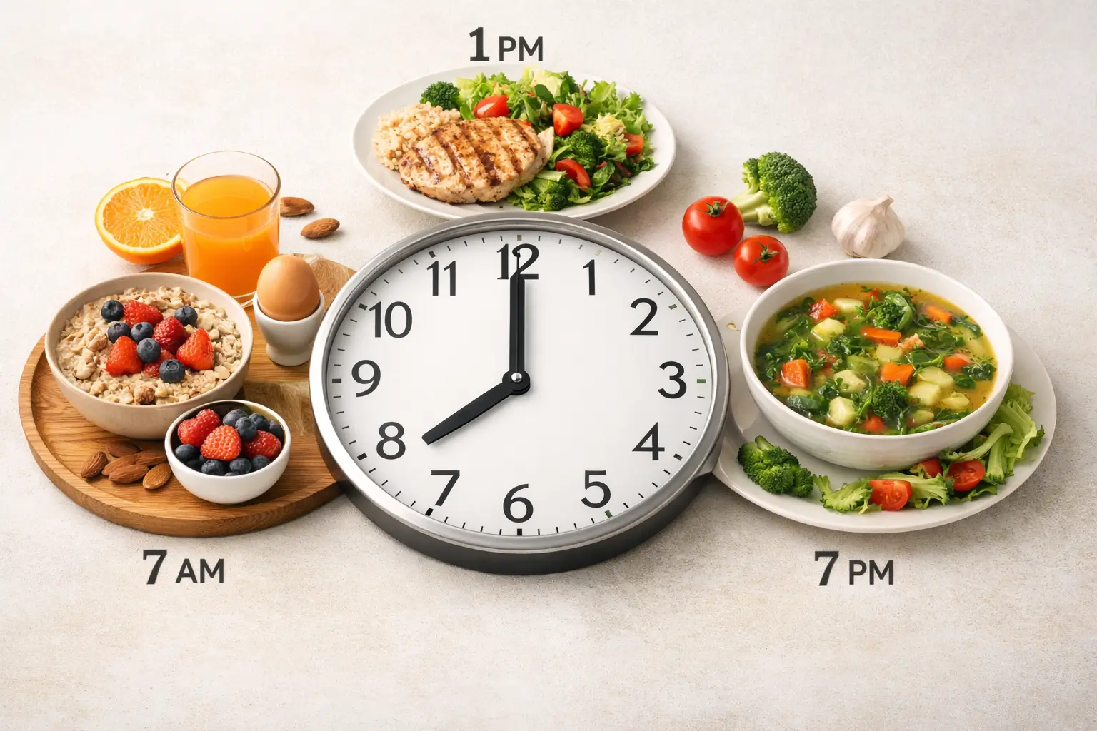 Right Time To Eat for Energy & Weight Loss 1 Right Time To Eat daily meal timing schedule