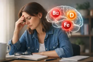 Brain fog and vitamin deficiency