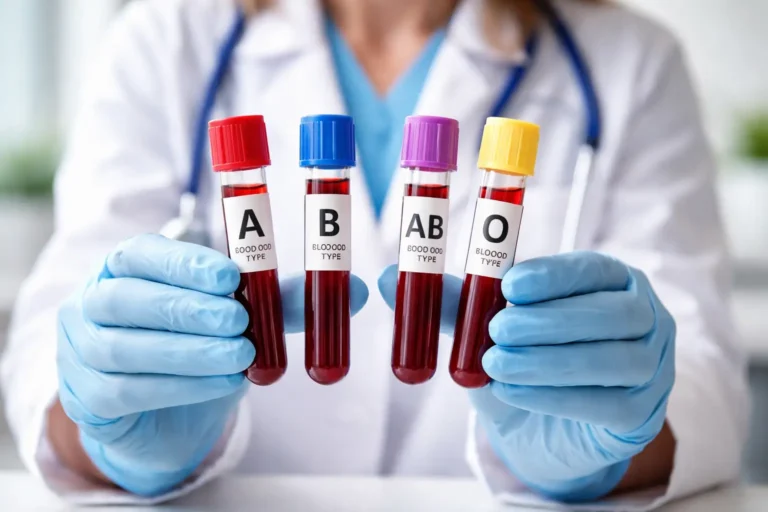 Blood Groups and Their Importance: Life-Saving Facts You Can’t Ignore 2 Blood group samples labeled A, B, AB, and O in a clinical setting