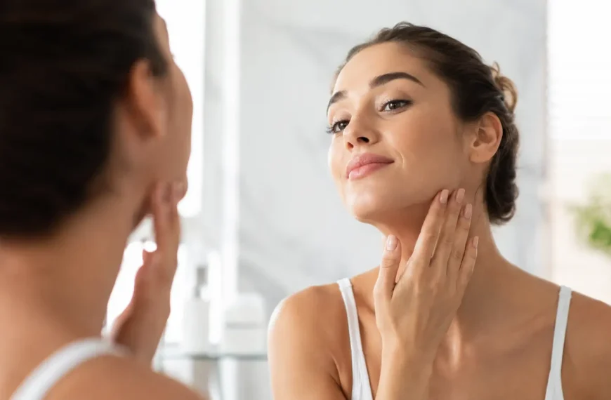 Peaceful Health: Daily Health Tips at Home 7 Person showing visible face fat reduction and sharper jawline